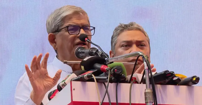 কথা বলেছেন বিএনপি মহাসচিব মির্জা ফখরুল ইসলাম আলমগীর